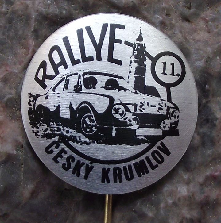 1981 Cesky Krumlov Motor Rally Motorsport Skoda Rapid 11th FIA Racing Pin Badge - Badgecrazy