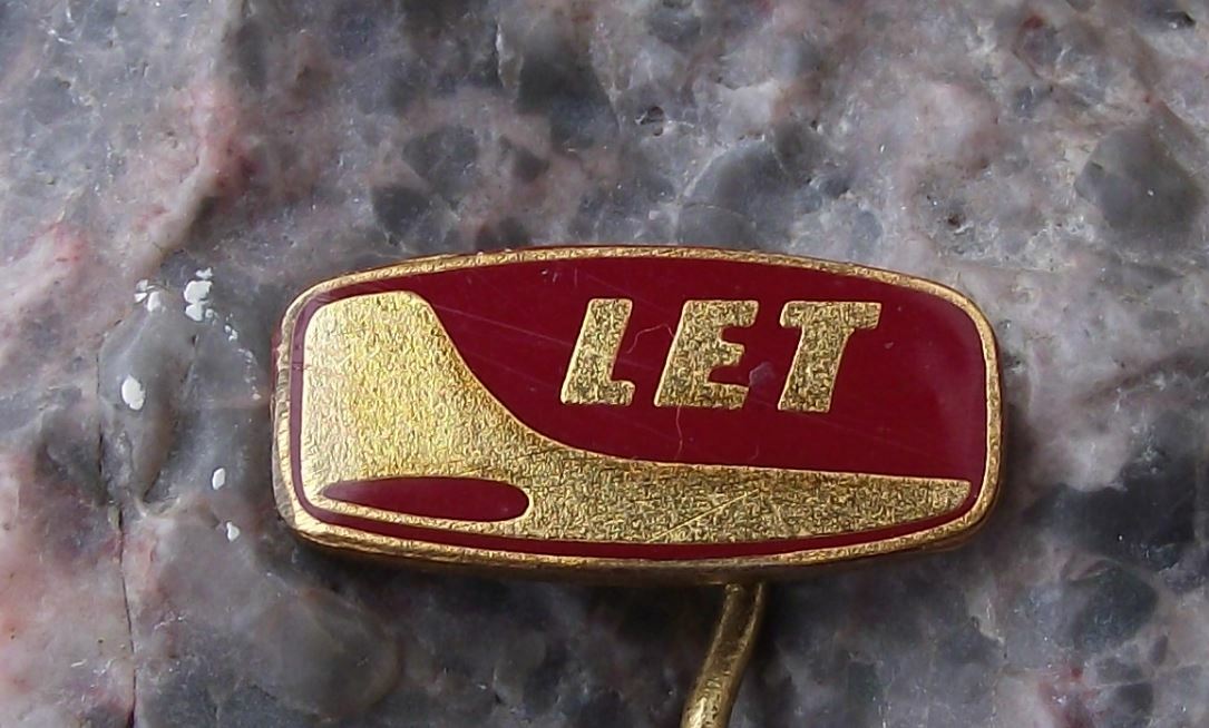 Vintage Let Aircraft Industries Czechoslovakia Aviation Plane Factory Pin Badge - Badgecrazy