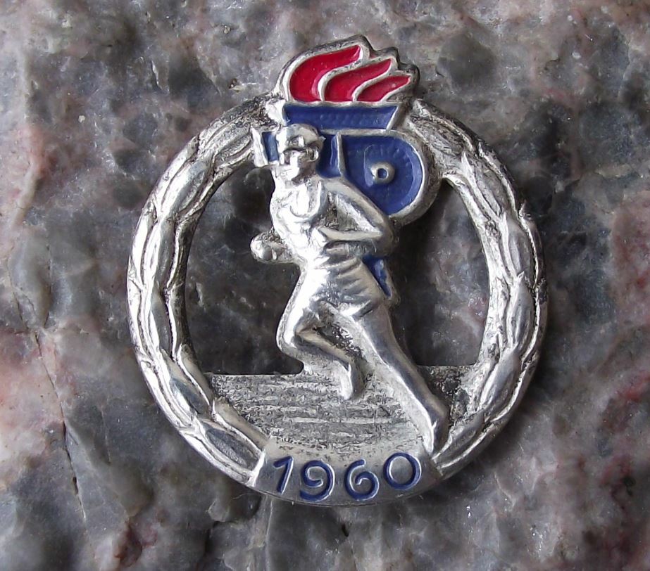 1960 Thalmann Pioneer Organisation Germany Youth Athletics Award DDR Pin Badge - Badgecrazy