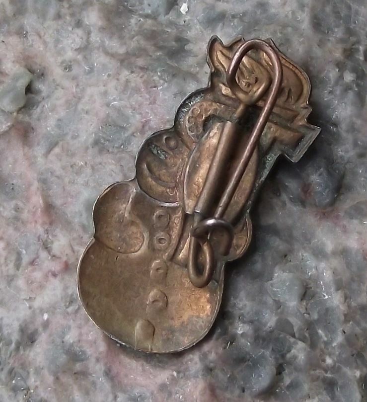 Thalmann Pioneers Germany Youth Winter Games Snowman DDR Bronze Pin Badge - Badgecrazy