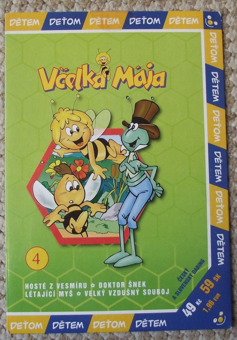 1975 Original & Best Animated Cartoon Vcelka Beine Maja Maya the Bee Episode 4 - Badgecrazy