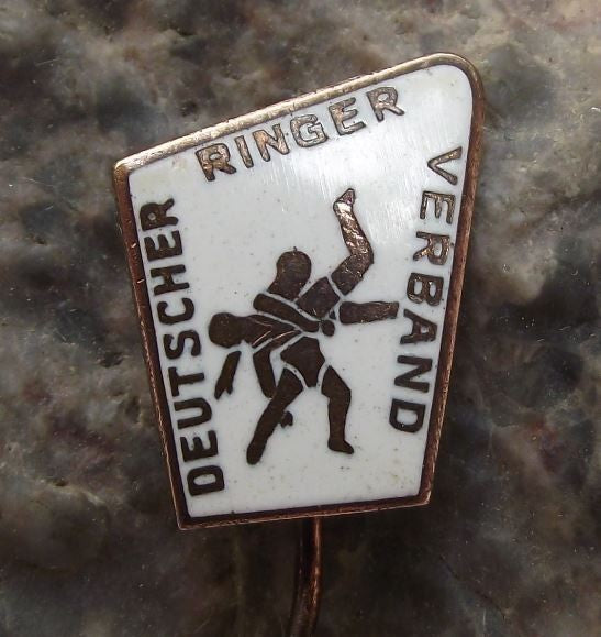 West Germany Wrestling Federation Deutscher Ringer Verband German Pin Badge