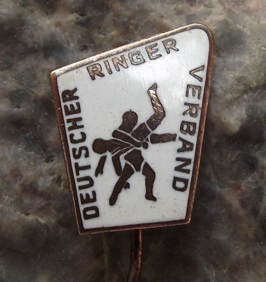 West Germany Wrestling Federation Deutscher Ringer Verband German Pin Badge