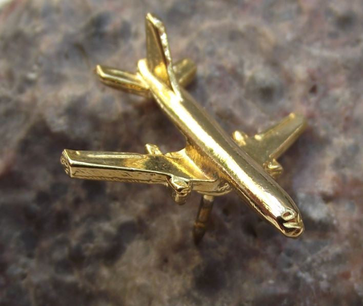 Airbus A320 Series A319 Passenger Aircraft Airliner Czech AirforceTie Pin Badge - Badgecrazy