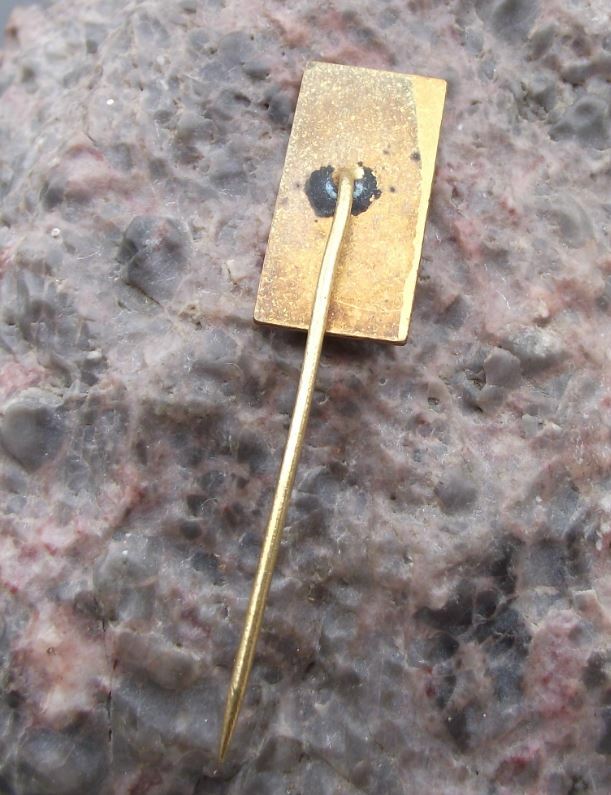 1972 Holesov Czechoslovakia Heraldic Crest Castle Coat of Arms Pin Badge - Badgecrazy