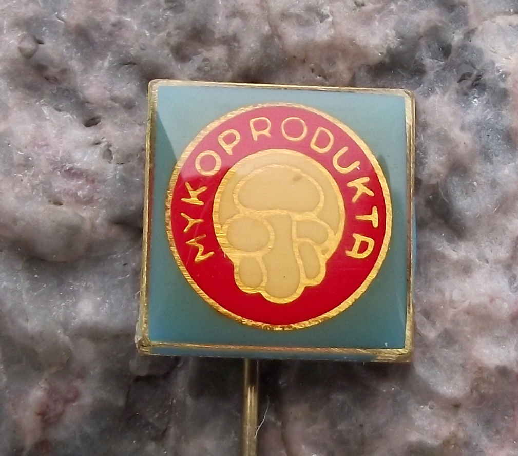 Cluster of Edible Bolete Mushrooms Fungus Mycologist Mykoprodukta Pin Badge - Badgecrazy