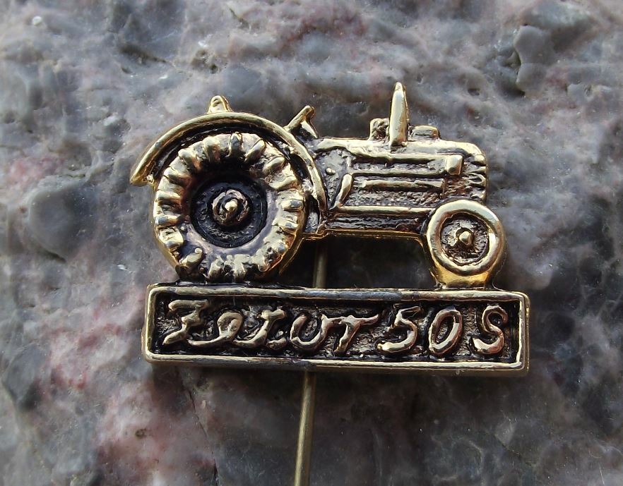 Antique Zetor 50S Agricultural Czech Farming Farm Tractor Pin Badge - Badgecrazy
