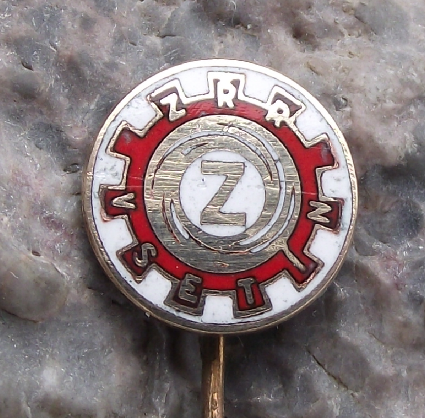 Ceska Zbrojovka Czech Guns CZ Weapons Vsetin Red October Factory ZRR Pin Badge - Badgecrazy