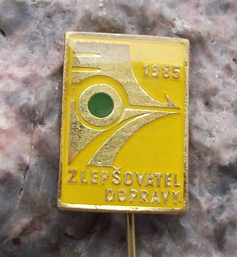 1985 Annual Rail Improvements Conference Ministry of Transport Pin Badge - Badgecrazy