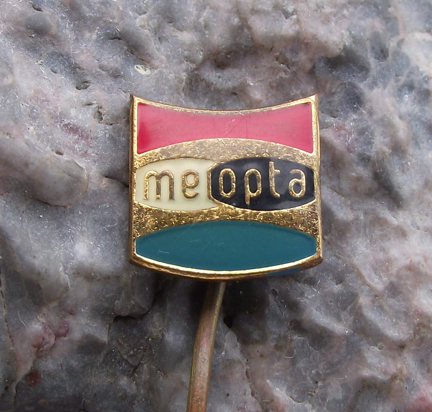 Vintage Meopta Cameras Photographic Company Film Reel Motif Logo Pin Badge - Badgecrazy