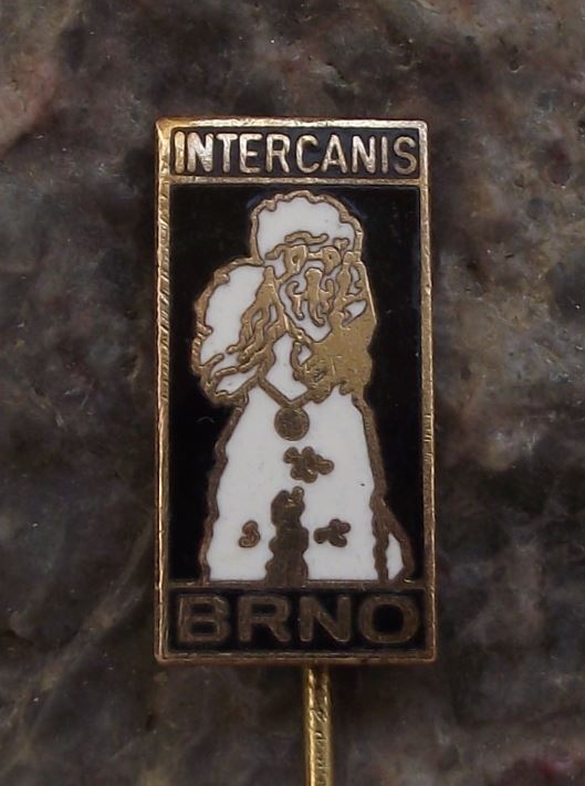 Intercanis Poodle Breed Championship Dog Breeders Show Event Brno Pin Badge - Badgecrazy