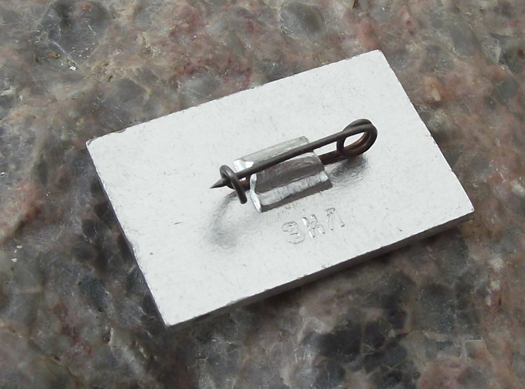 Vintage BAHX CCCP All Russia Exhibition Centre Excavator CCCP Digger Pin Badge - Badgecrazy