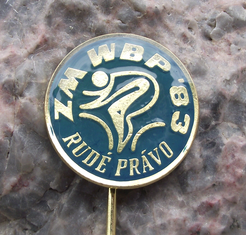 1983 WBP Zavod Miru International Bicycle Road Race Cycle Bike Cycling Pin Badge - Badgecrazy