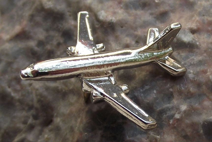 Airbus A320 Series A319 Passenger Aircraft Airliner Czech AirforceTie Pin Badge - Badgecrazy