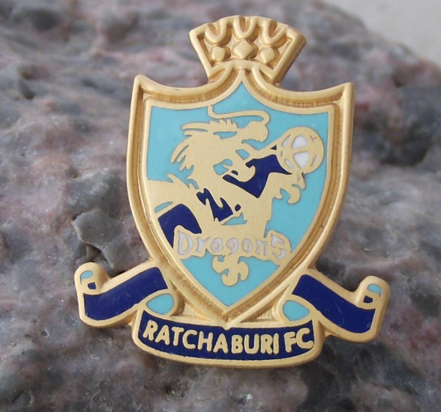 Rare Ratchaburi F.C. Football Club Thailand Thai Dragon Soccer Tie Pin Badge - Badgecrazy