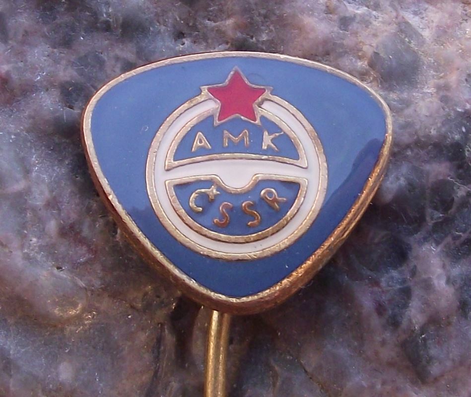 Czechoslovakia AMK CSSR Automotoklub AAA Association Car Club Members Pin Badge - Badgecrazy