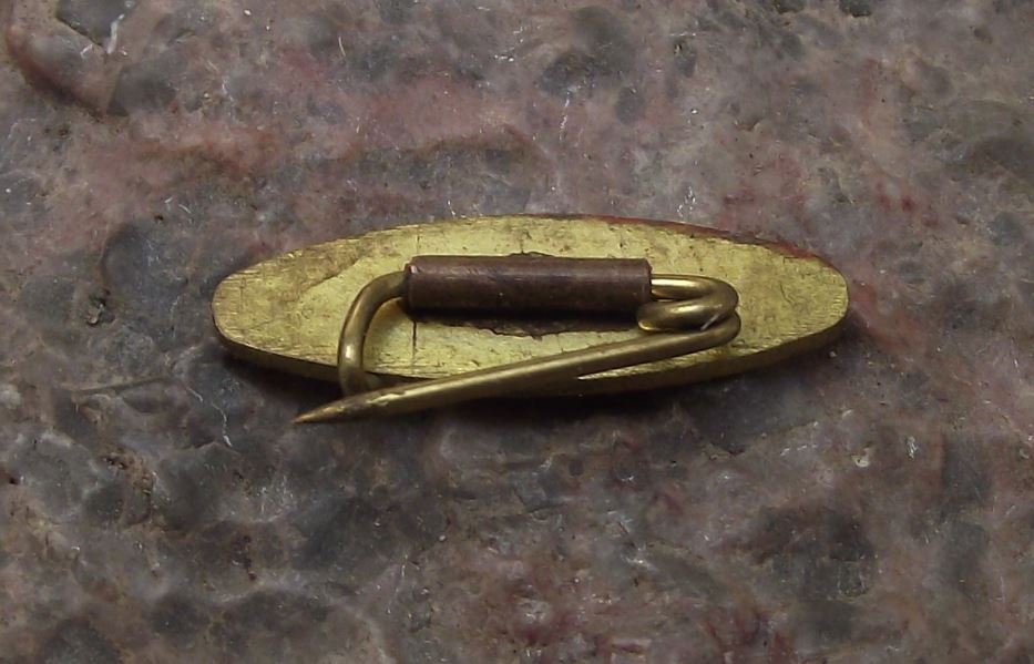 Antique Yamato Global Logistics Japan Company Oval Brooch Japanese Pin Badge - Badgecrazy