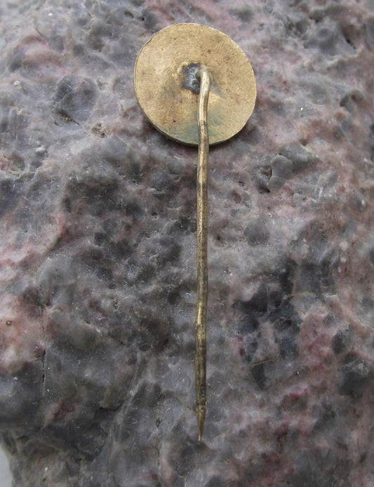 1957 Czechoslovakia Weapons Shooting Gun Festival Prague Revolver Pin Badge - Badgecrazy