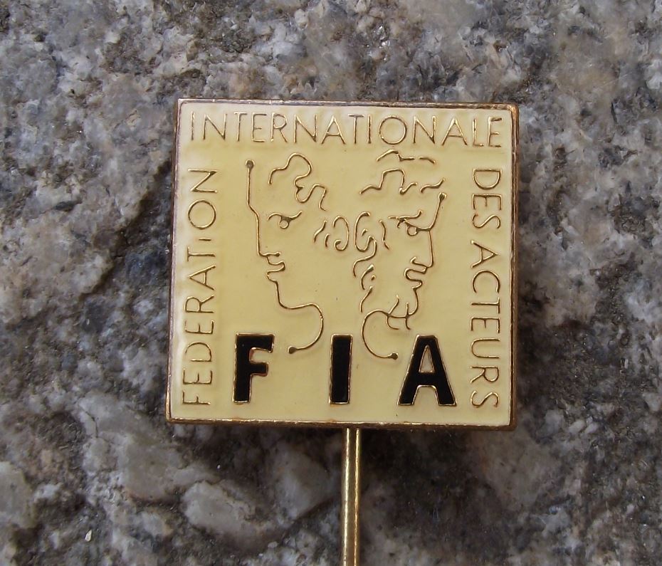 FIA Federation Internationale Acteurs International Federation Actors Pin Badge - Badgecrazy