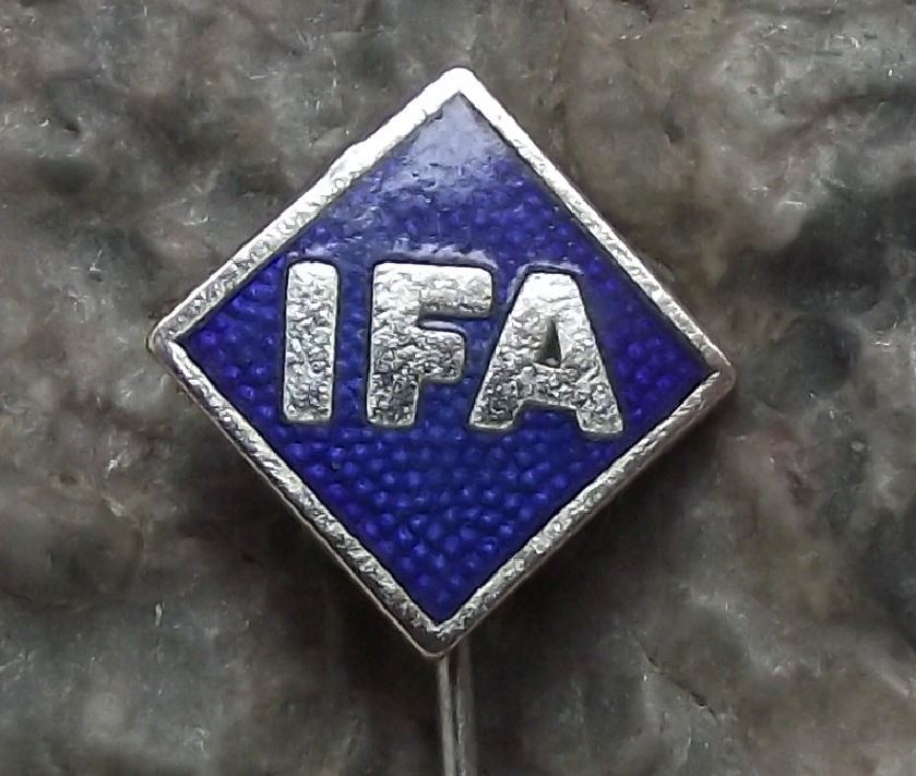 Antique IFA Industrieverband Fahrzeugbau East German Automotive Firm Pin Badge - Badgecrazy