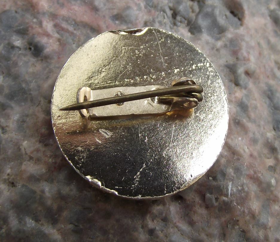 Antique Czechoslovakia 100 Million Building Bricks Production Landmark Pin Badge - Badgecrazy