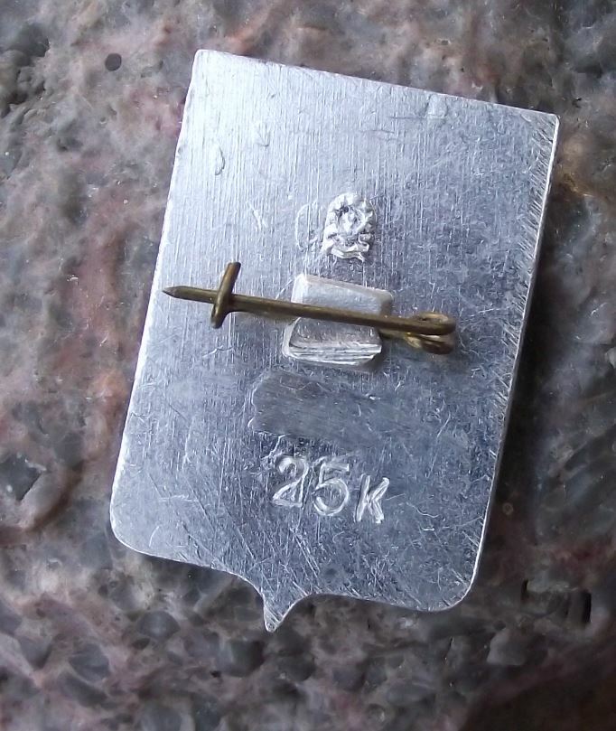 Antique Lipetsk Oblast Soviet Union Coat of Arms Heraldic Crest Pin Badge - Badgecrazy