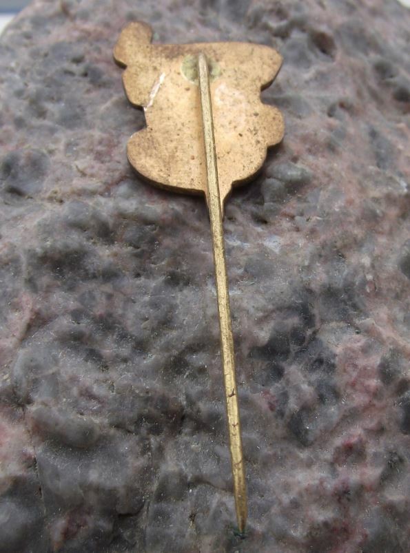 Antique Marianske Lazne Spa Town Heraldic Crest Czech Coat of Arms Pin Badge - Badgecrazy