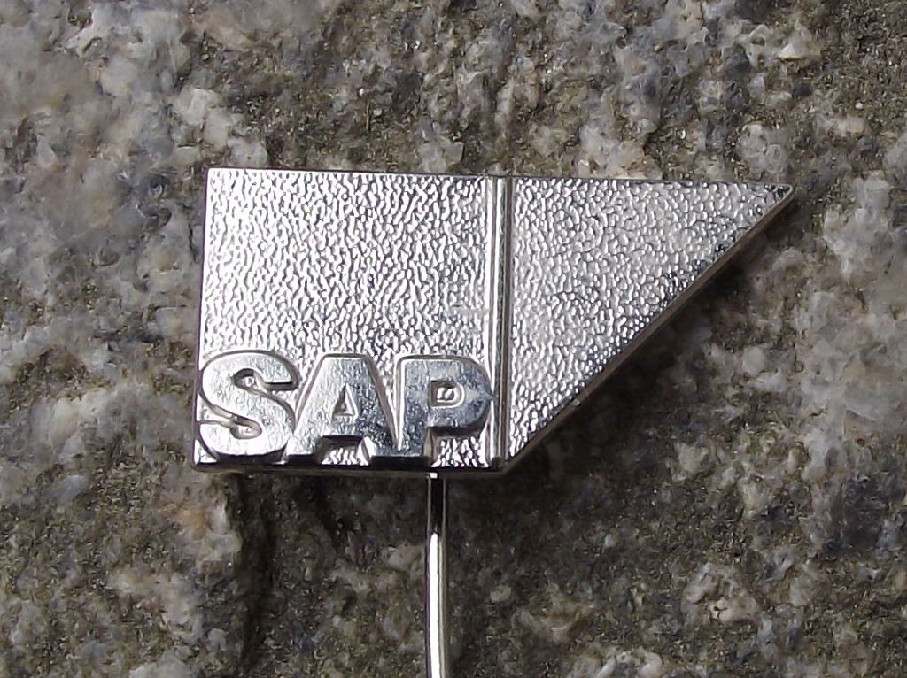 SAP Vintage Computer Software Business Electronics Technology Pin Badge - Badgecrazy