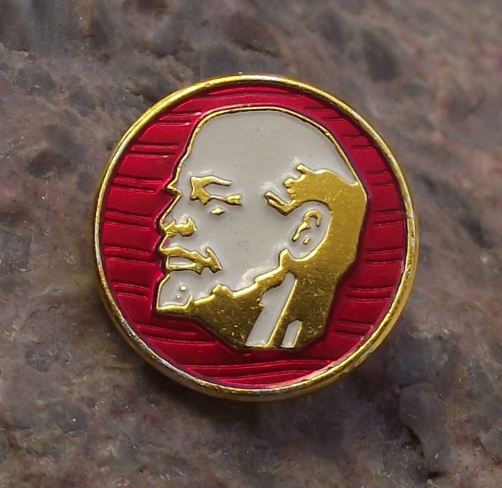Vladimir V I Lenin Soviet Union Russia Head Profile Russian Premier Pin Badge