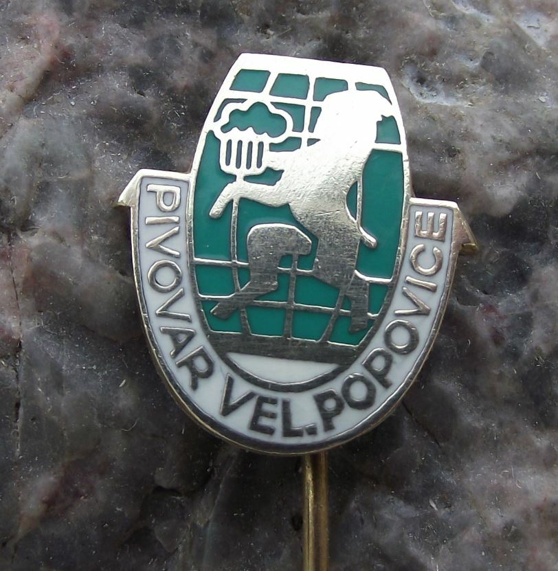 Antique Pivovar Velke Popovice Kozel Central Czech Brewery Beer Lager Pin Badge - Badgecrazy