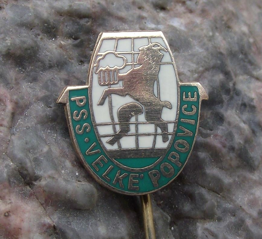 Antique PSS Velke Popovice Kozel Central Czech Brewery Beer Lager Pin Badge - Badgecrazy