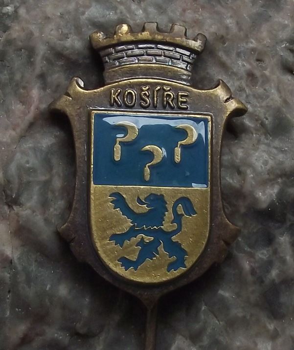 Antique Prague Kosire District Praha 5 Heraldic Crest Coat of Arms Pin Badge - Badgecrazy