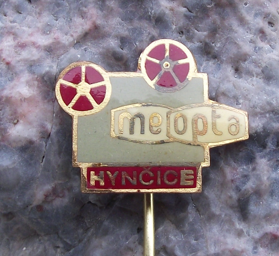 Vintage Meopta Hyncice Czechoslovakia Cinema Movie Projector Pin Badge - Badgecrazy