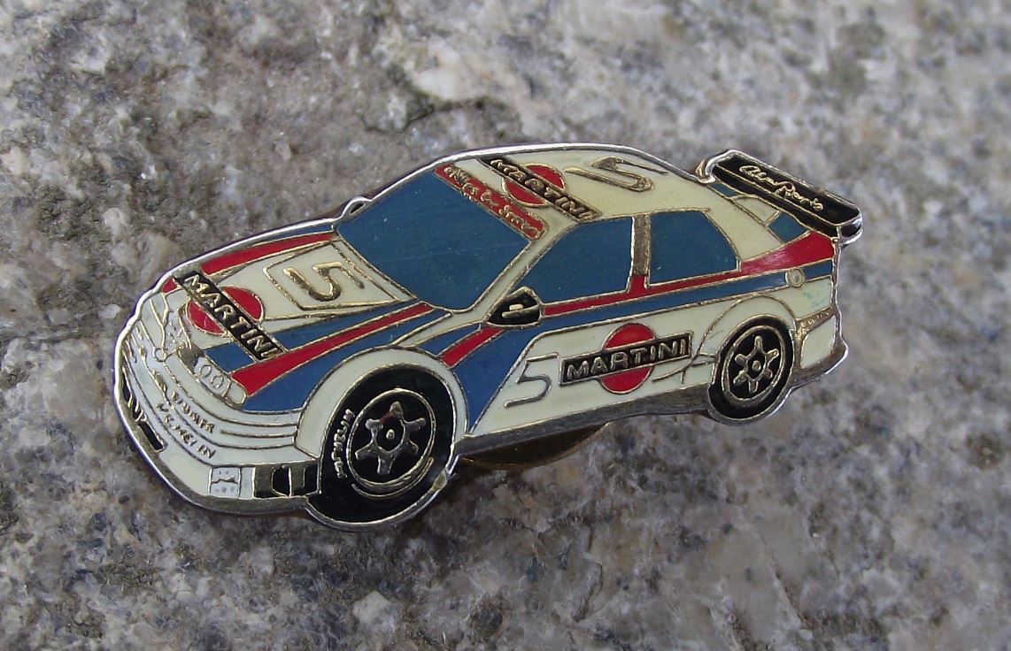 DTM Alfa Romeo 155 Martini Colours Number 5 Rally Racing Car Tie Pin Badge - Badgecrazy