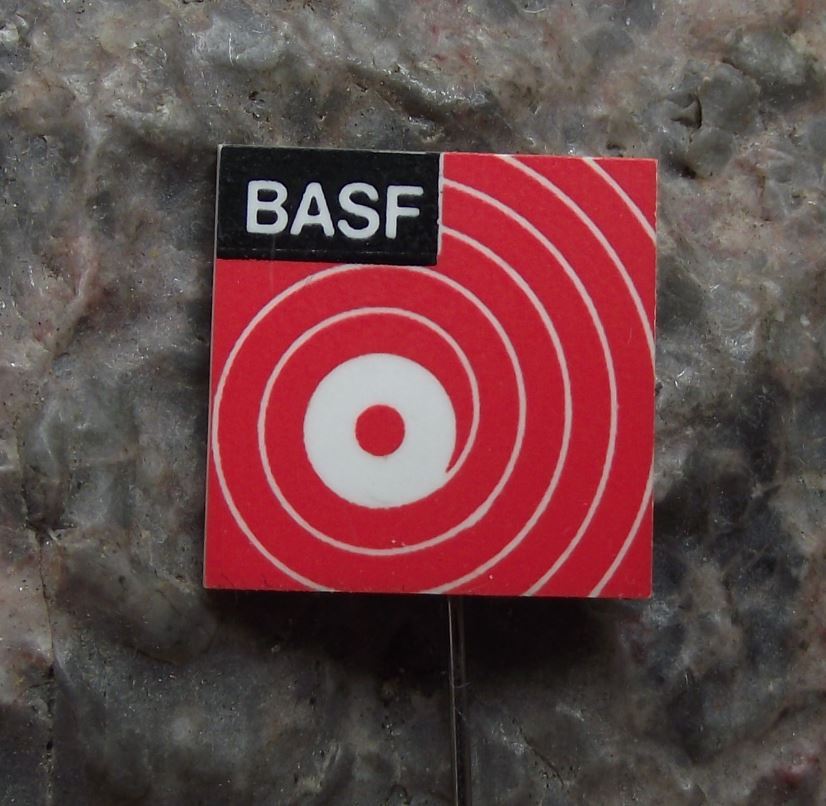 BASF Vintage Computer Mainframe Consumer Electronics Technology Pin Badge - Badgecrazy