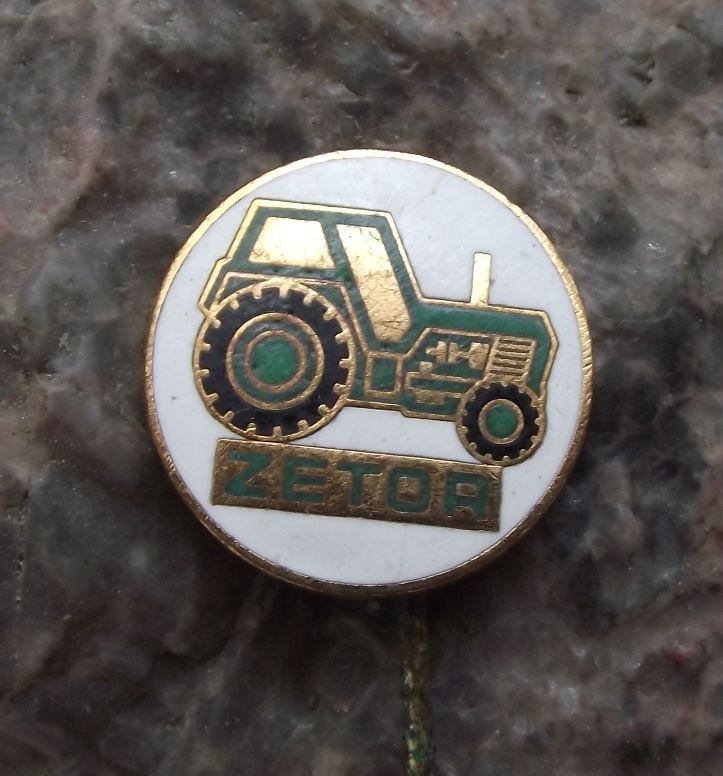 Antique Zetor Tractors Czech Agricultural Farming Machines Farm Pin Badge - Badgecrazy