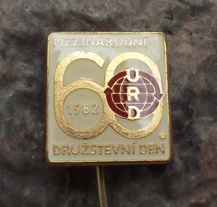 1982 URD Trade Union 60th Anniversary Conference National Celebration Pin Badge - Badgecrazy