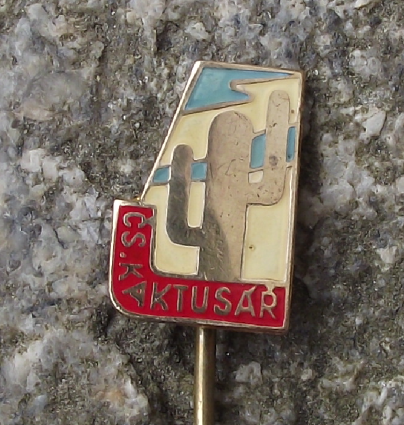 Vintage Cactus Club Society of Czechoslovakia Members Pin Badge - Badgecrazy