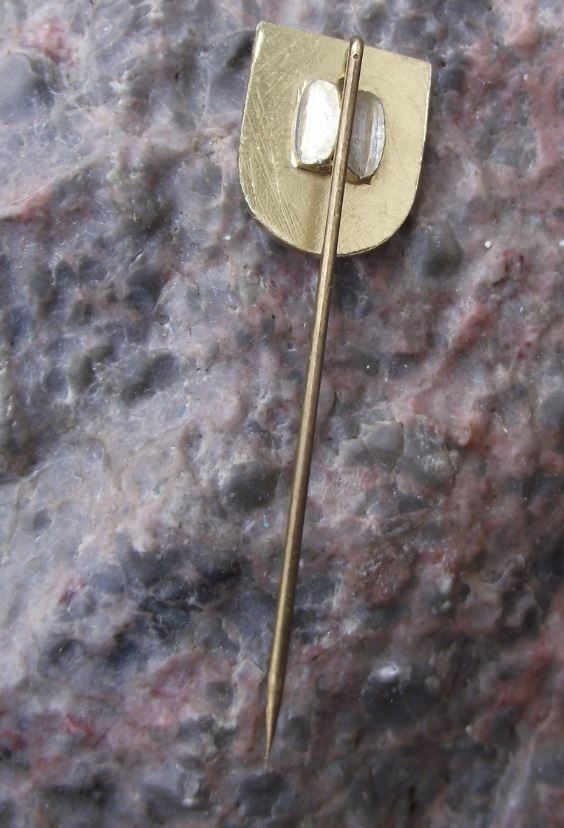 Antique Heringsdorf Kaiserbad Germany Herring Fish German Coat of Arms Pin Badge - Badgecrazy