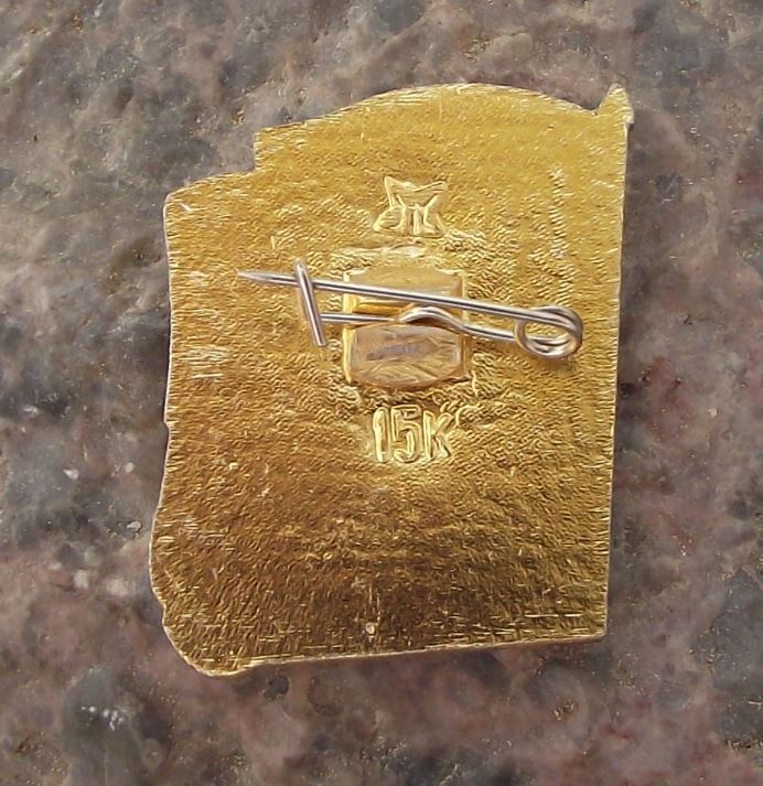 1986 XXVII 27th Communist Party Congress of Soviet Union Lenin Flag Pin Badge - Badgecrazy