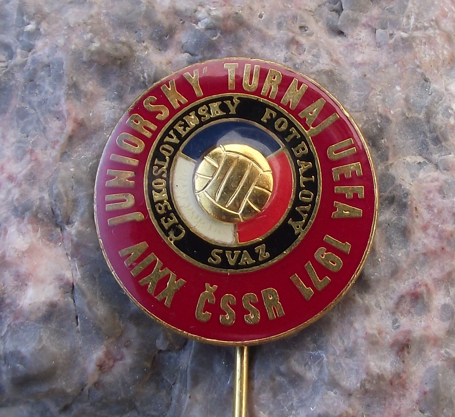 1971 UEFA 24th Junior Tournament Czecholovakia Football Association Pin Badge - Badgecrazy