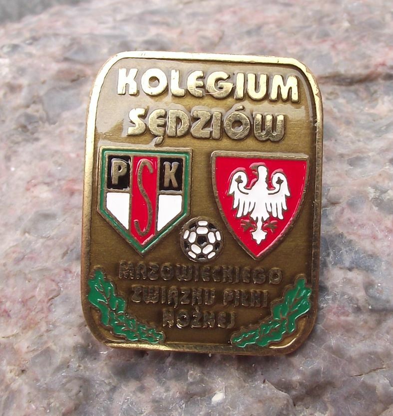 Vintage KSMZPN Kolegium Football Club Poland Polish Soccer Pin Badge - Badgecrazy