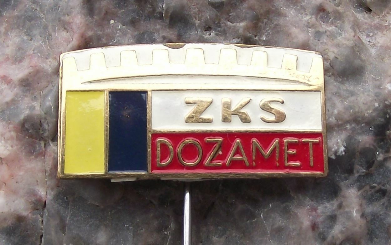 Antique ZKS Dozamet Poland Polish Football Club Arka Nowa Sol Soccer Pin Badge - Badgecrazy