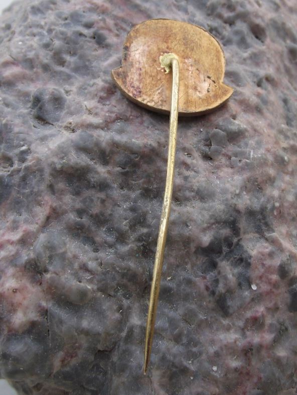 Antique Novy Jicin God Cloud Lightning Coat of Arms Heraldic Crest Pin Badge - Badgecrazy