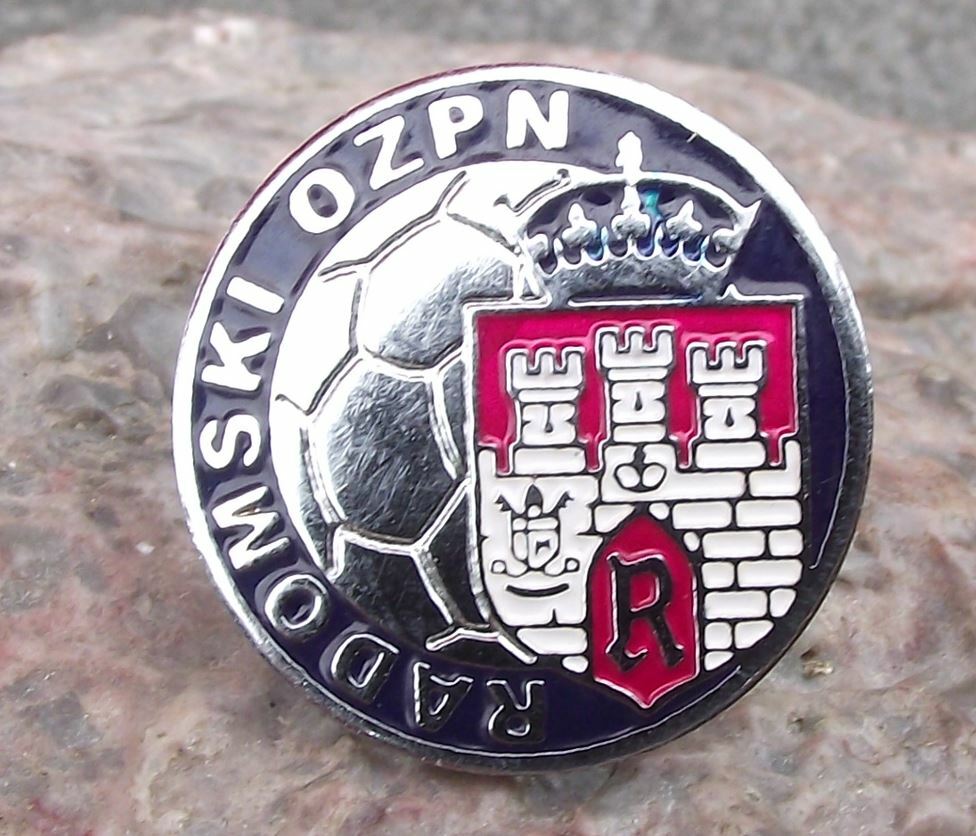 Vintage Radomski OZPN Football Club Poland Polish Castle Logo Soccer Pin Badge - Badgecrazy