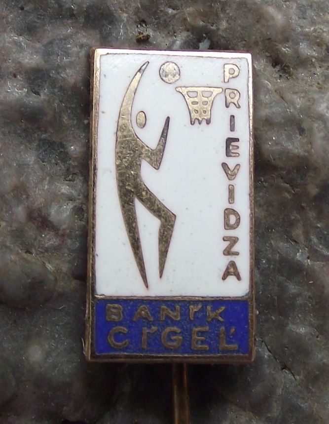Banik Cigel Prievidza Basketball Team Slovakia Players Supporters Pin Badge - Badgecrazy