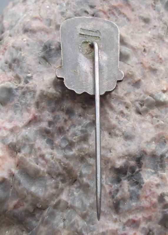 1963 Novy Jicin Town Czechoslovakia Zerotín Castle Palace Towers Pin Badge - Badgecrazy