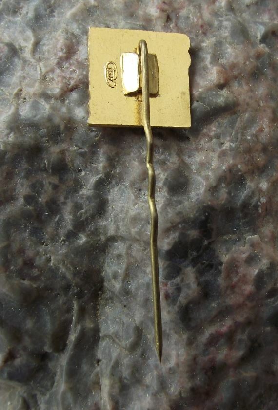 Vintage BCXB All Russian Exhibition Centre BAHX Museum Books Knowledge Pin Badge - Badgecrazy