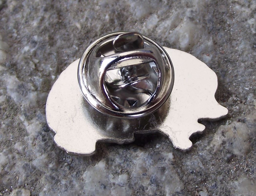 North American Hedgehog Spiny Spikey Woodland Mammal Wildlife Brooch Pin Badge - Badgecrazy