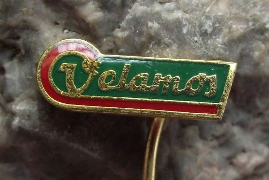 Vintage Velamos Bicycle & Motorbike WorksCycle Bike Advertising Logo Pin Badge - Badgecrazy